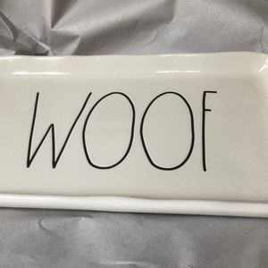 Rae Dunn LL “WOOF” tray